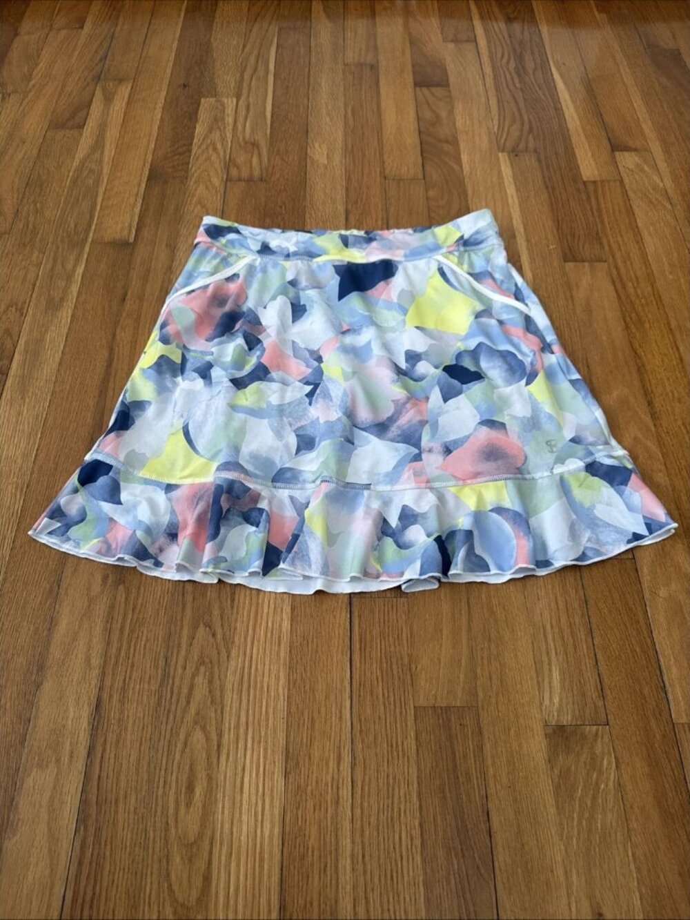 SofiBella Skort Skirt Women's Golf Tennis Pickleball Size L Pastel Colors